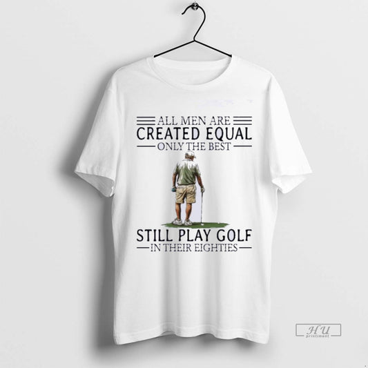 Officials Golf Created Equal Eighties Premium Tee Shirt Sweater