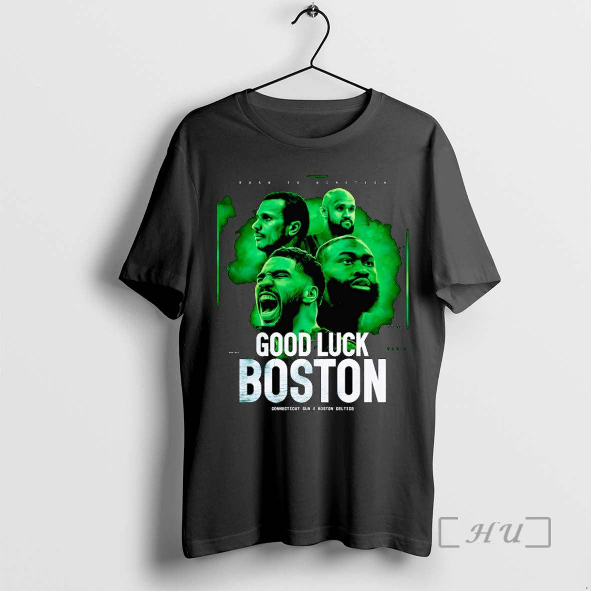 Officials Good Luck Boston Connecticut Sun X Celtics T Shirt Sweater