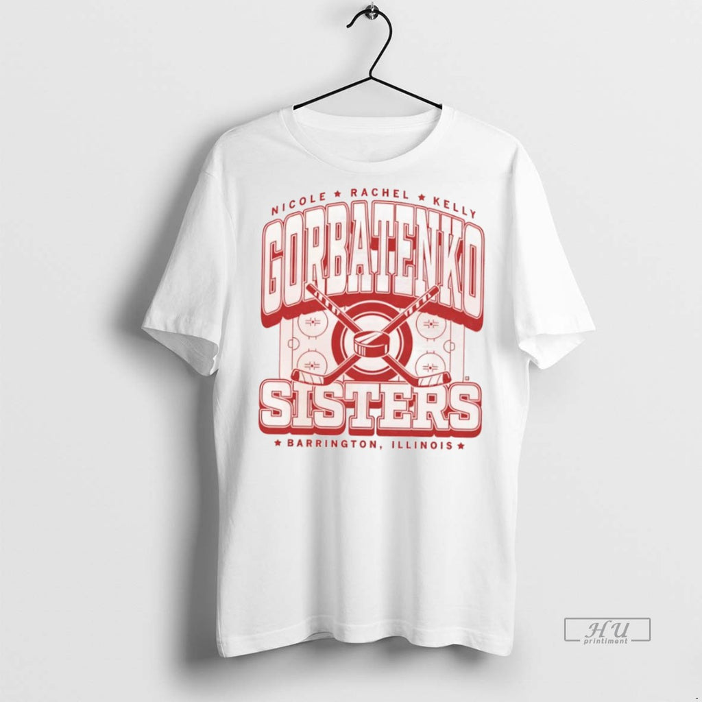 Officials Gorbatenko Sisters Nicole Rachel Kelly In Barrington Illnois Logo Tee Shirt Sweater