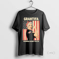 Officials Grantifa Against Fascism Usa Flag Resist No Kings T Shirt Sweater
