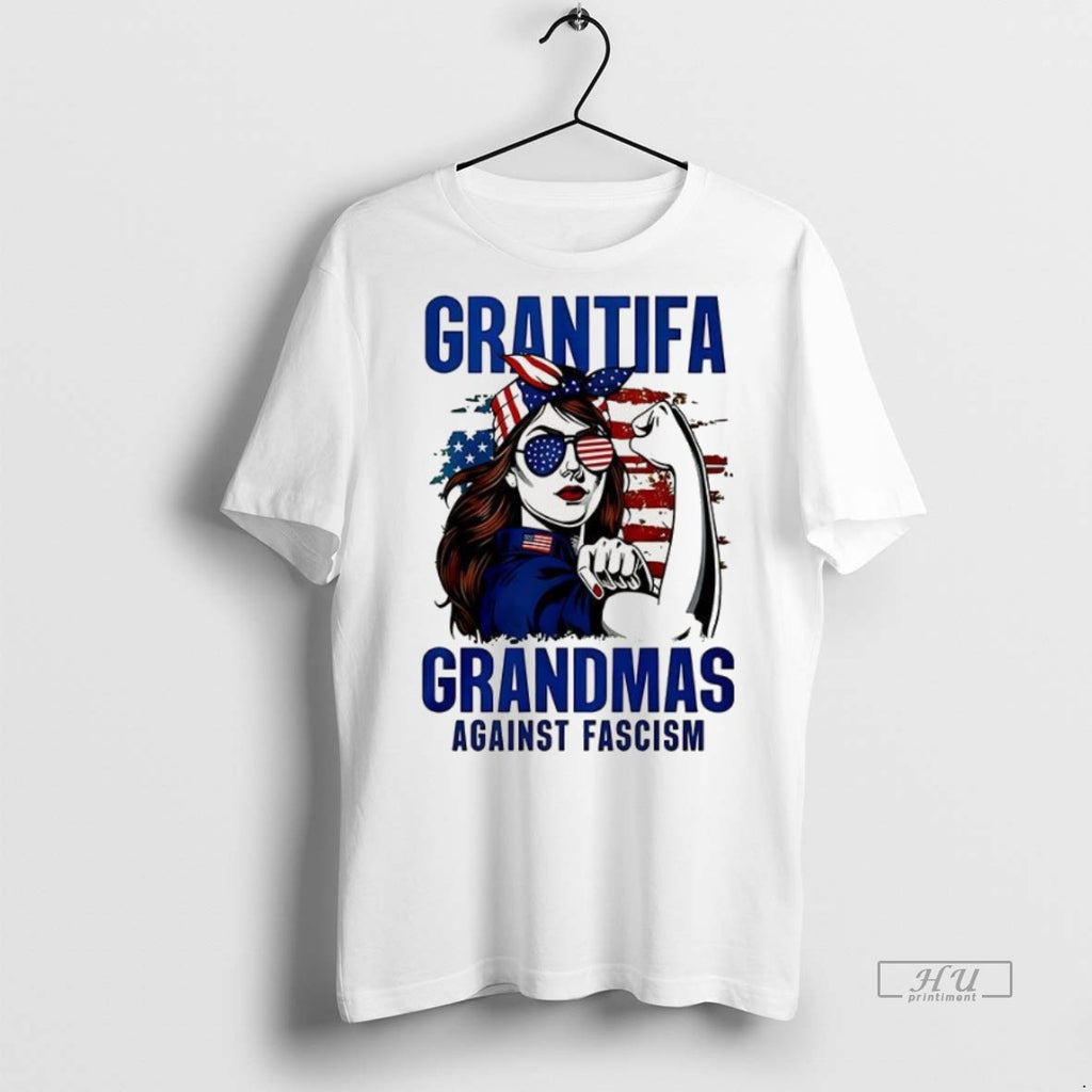 Officials Grantifa Grandmas Against Fascism Woman Stronger Premium Tee Shirt Sweater