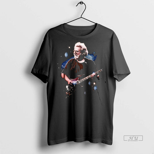 Officials Grateful Dead Jerry Garcia Planets Double Sided Graphic Tee Shirt Sweater