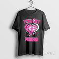 Officials Green Bay Packers Football X Pink Out Hearts