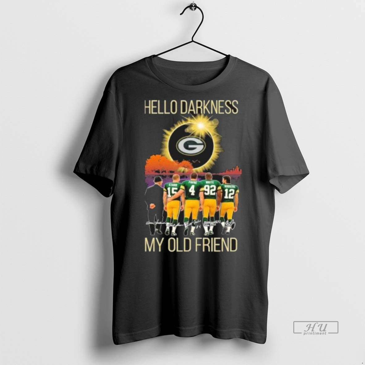 Officials Green Bay Packers Hello Darkness My Old Friend Premium Tee Shirt Sweater