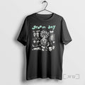 Officials Green Day Tour 2025 Cities Art Double Sided Graphic T Shirt Sweater