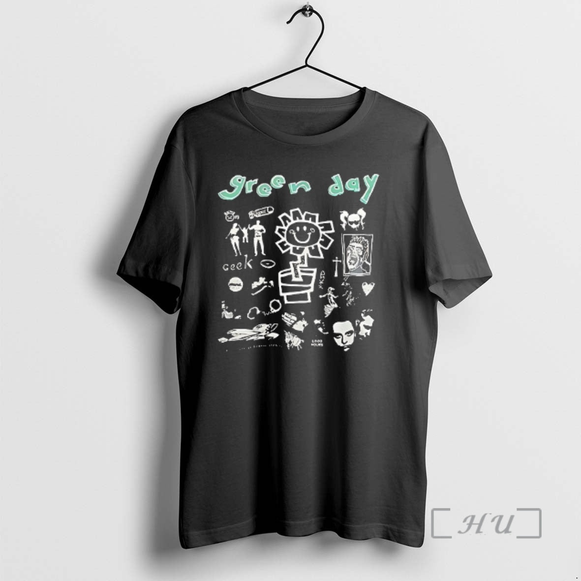 Officials Green Day Tour 2025 Cities Art Double Sided Graphic T Shirt Sweater