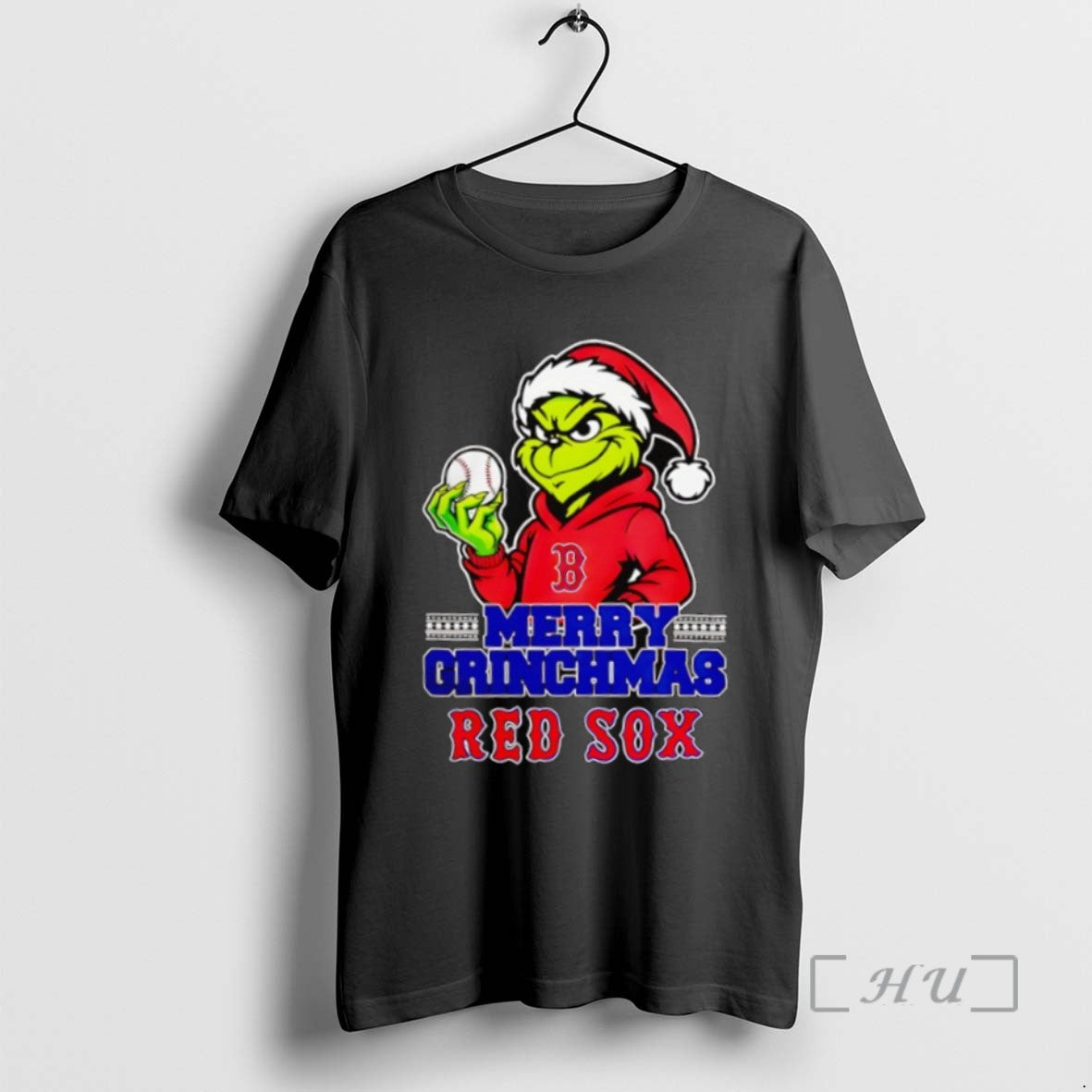 Officials Grinch Boston Red Sox Baseball Merry Christmas T Shirt Sweater