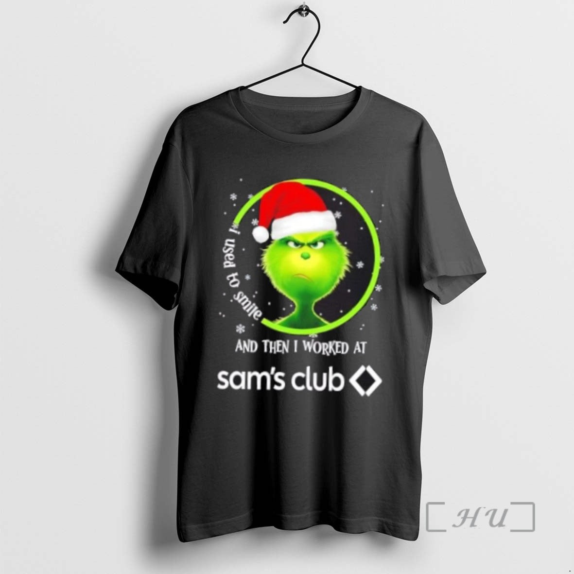 Officials Grinch Christmas I Used To Smile And Then I Worked At Sams Club Tee