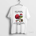 Officials Grinch Christmas Santa Gilf Just Checking I Heard A Loud Pop Premium T Shirts