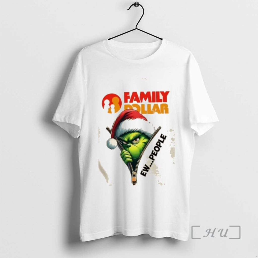 Officials Grinch Christmas X Family Dollar Ew Tee Shirt Sweater