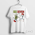 Officials Grinch Hand Six Seven 6 7 67 Meme Christmas Xmas T Shirt Sweater