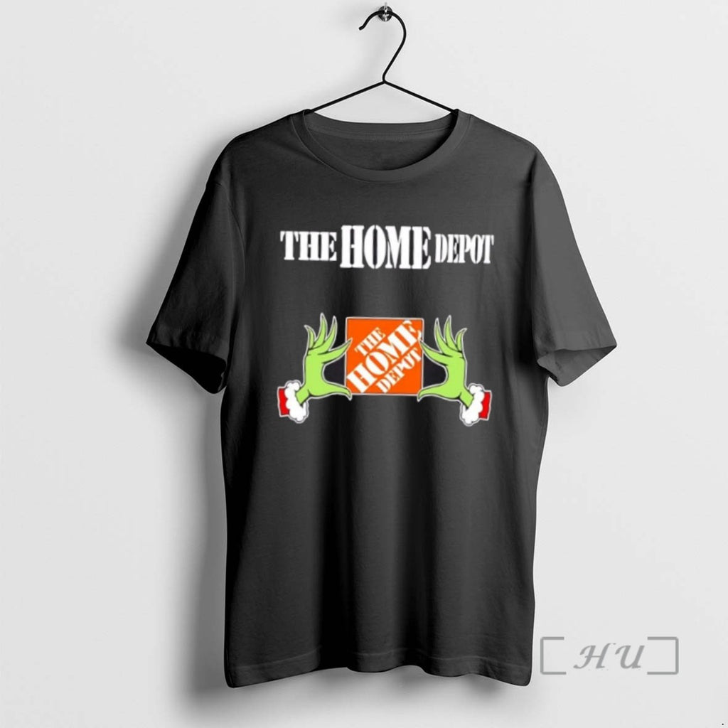 Officials Grinch Hands Love The Home Depot Christmas Tee Shirt Sweater