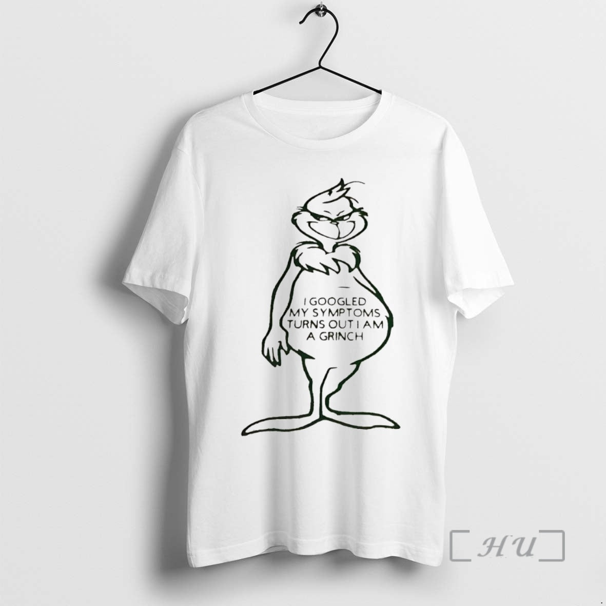 Officials Grinch I Googled My Symptoms Turns Out I Am A Grinch Premium T Shirts