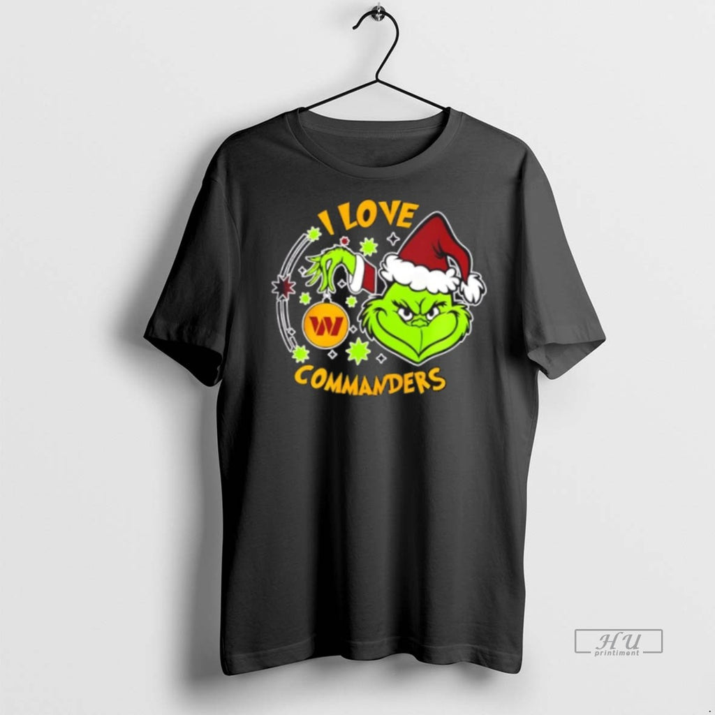 Officials Grinch I Love Washington Commanders They Hate Us Because They Aint Us 2 Sided