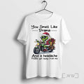 Officials Grinch Santa Christmas You Smell Like Drama And A Headache Please Get Away From