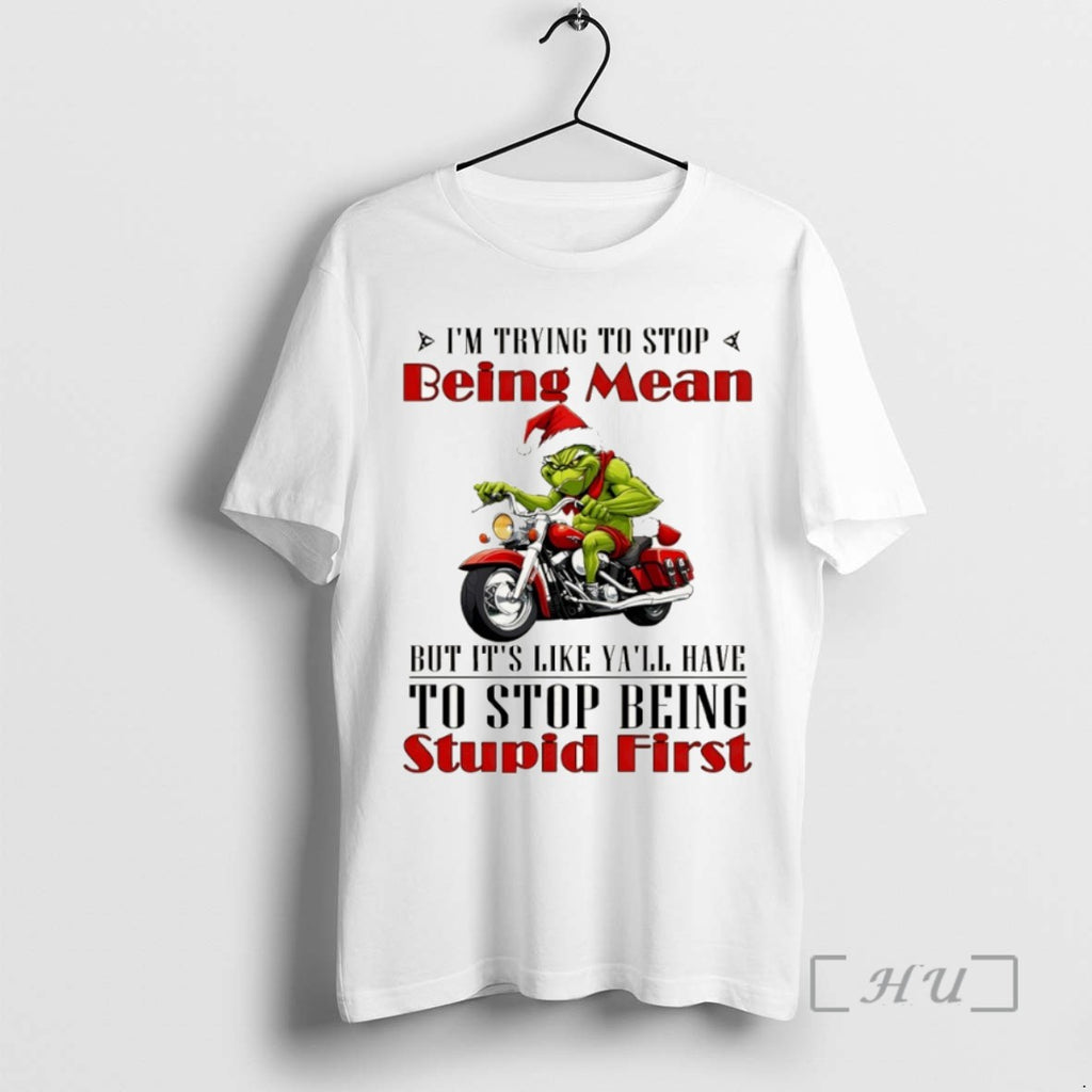 Officials Grinch Santa Hat Im Trying To Stop Being Mean But Its Like Yall Have