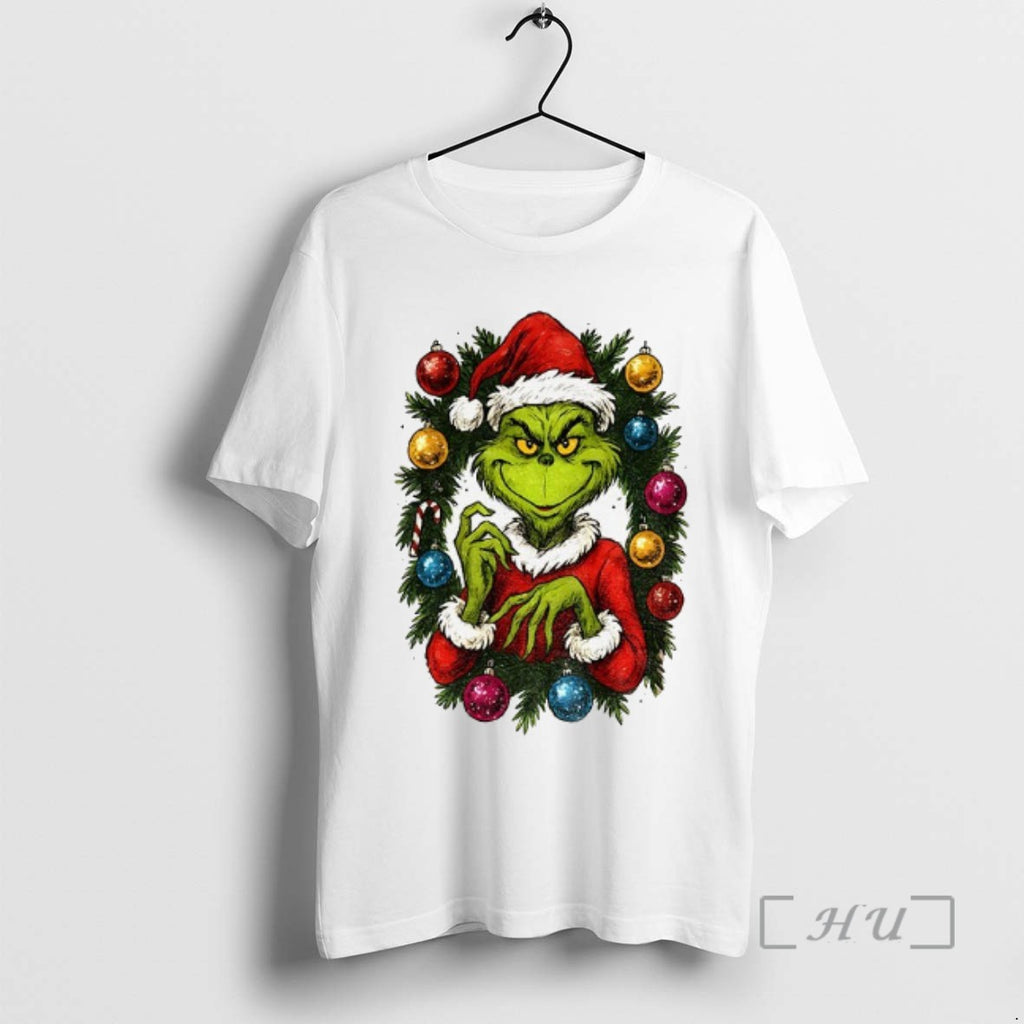 Officials Grinch Santa Hat Merry Christmas 2025 Vintage Tee Shirt Sweater