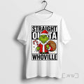 Officials Grinch Santa Hat Straight Outta Whoville Christmas Movie Merry Christmas 2025 Tee Shirt Sweater