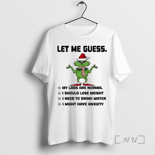 Officials Grinch Santa Hat Let Me Guess My Labs Are Normal I Should Lose Weight