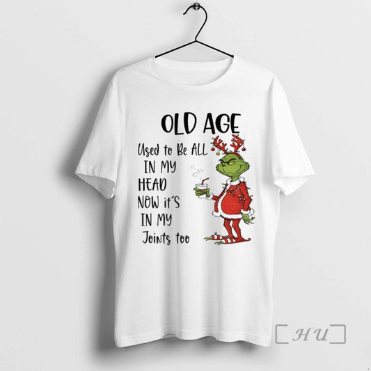 Officials Grinch Santa Hat Old Age Used To Be All In My Head Now Its