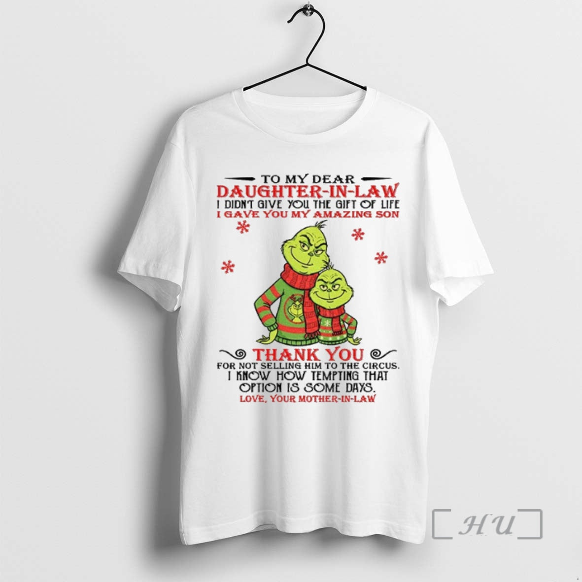Officials Grinch Santa To My Dear Daughter In Law I Didnt Give You The Gift
