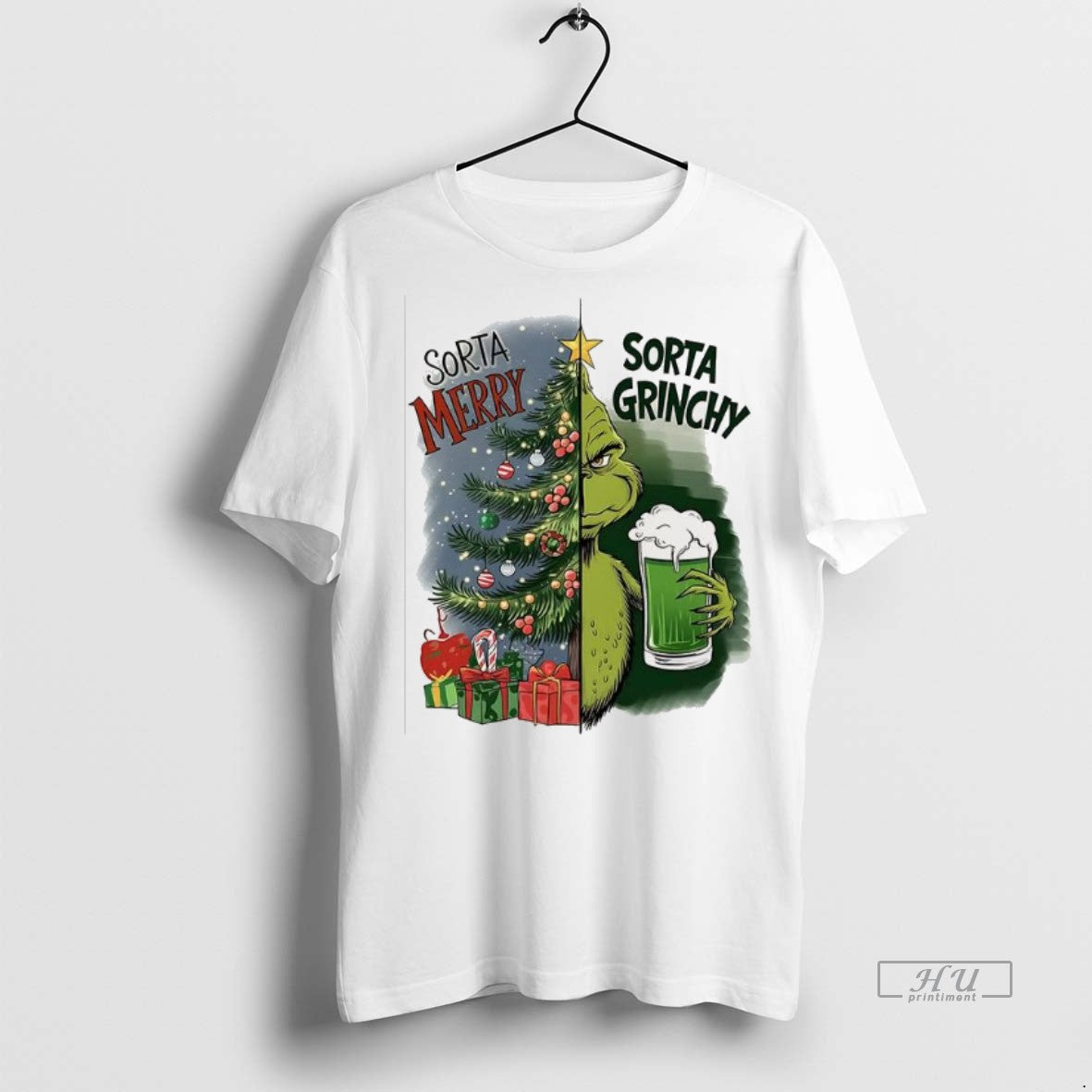Officials Grinch Sorta Merry Sorta Grinchy Christmas Holiday Premium Tee Shirt Sweater