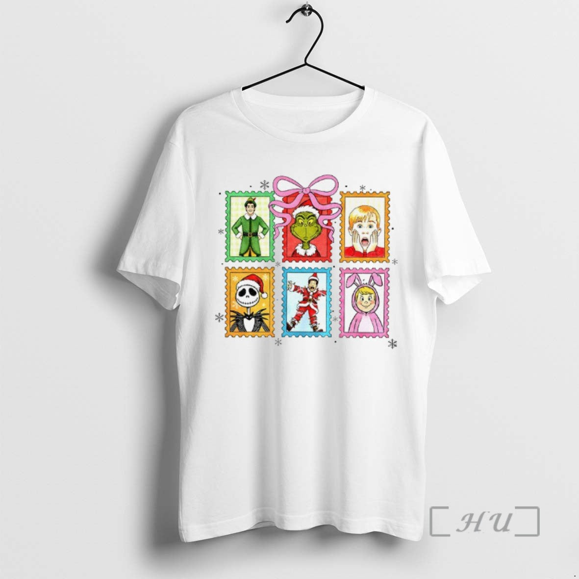 Officials Grinch And Christmas Character Christmas Coquette 2025 Vintage Tee Shirt Sweater