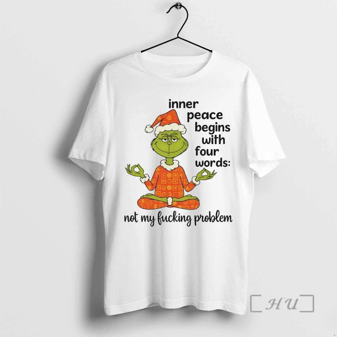 Officials Grinch Inner Peace Begins With Four Words Christmas Premium T Shirt Sweater