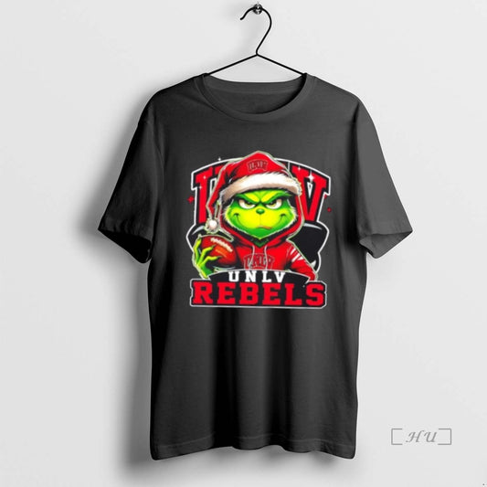 Officials Grinch Is Holding A Ball And Smiling At Unlv Rebels Fans Christmas Premium