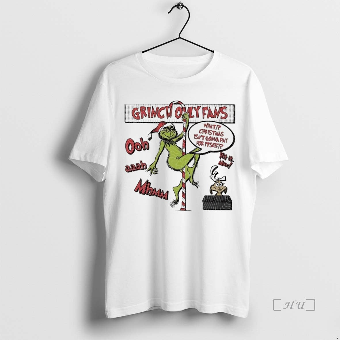 Officials Grinch Only Fans What Christmas Isnt Gonna Pay Itself White Premium T Shirts Sweater