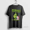 Officials Grinch Pitbulls Make Me Happy You Not So Much Christmas Tee Shirt Sweater