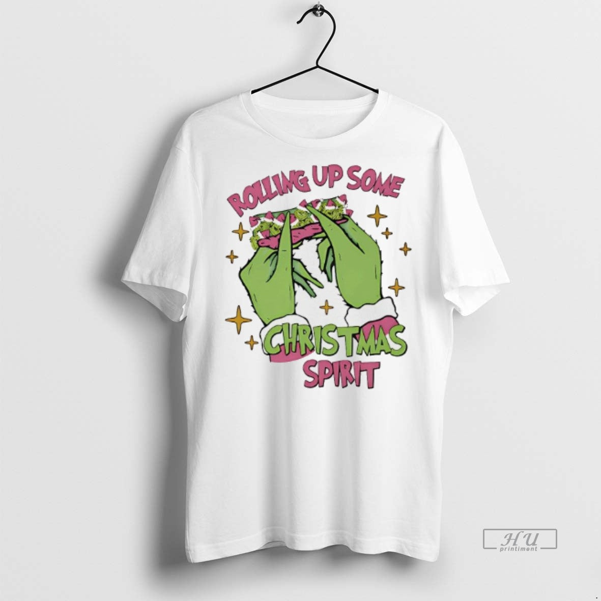 Officials Grinch Rolling Up Some Christmas Spirit Tee Shirt Sweater