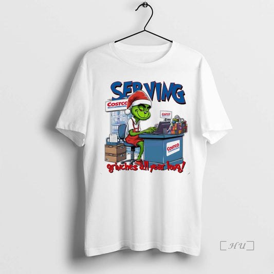 Officials Grinch Serving Grinches All Year Long Christmas Funny White