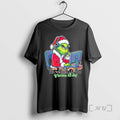 Officials Grinch Telesale Listening To Grinches All Day Christmas Premium T Shirt Sweater