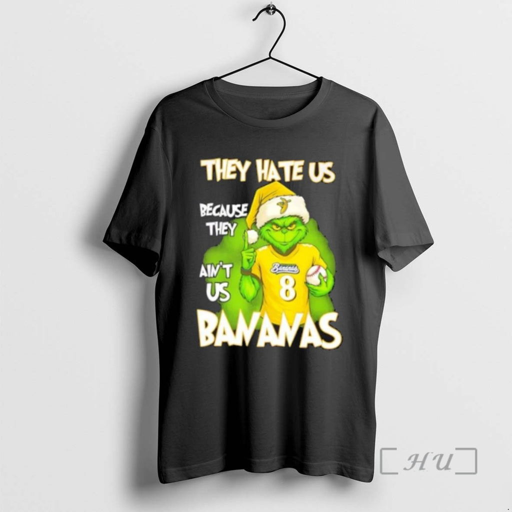 Officials Grinch They Hate Us Because They Aint Us Savannah Bananas T Shirt Sweater