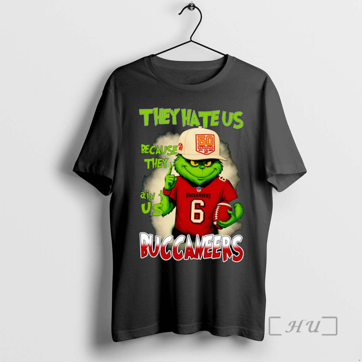 Officials Grinch They Hate Us Because They Aint Us Buccaneers Football T Shirt Sweater