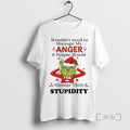 Officials Grinch Wouldnt Need To Manage My Anger Manage Their Stupidity Christmas Premium T Shirts