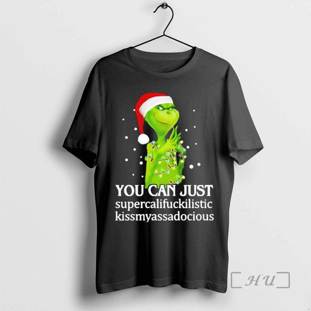 Officials Grinch You Can Just Christmas Premium T Shirt Sweater