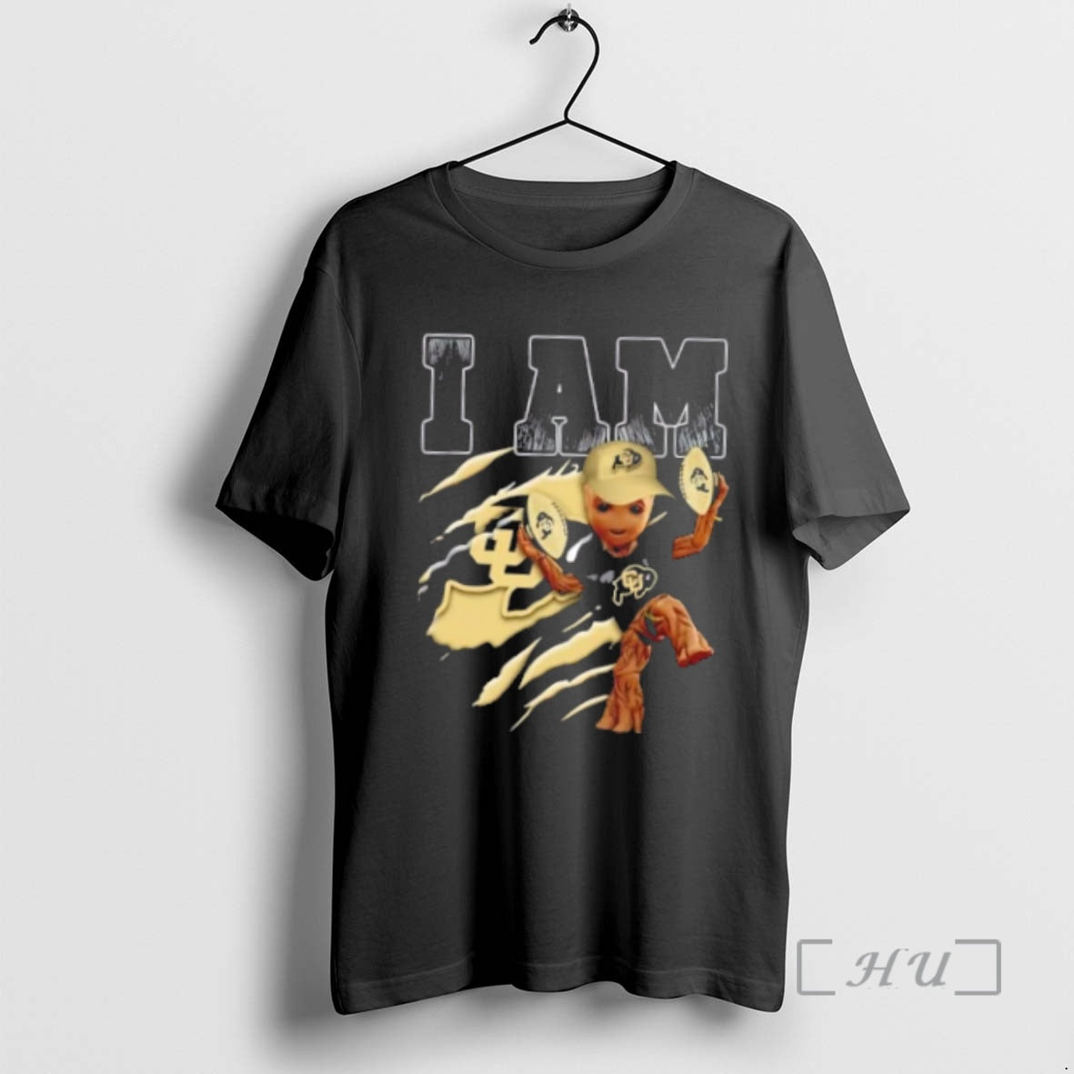 Officials Groot I Am Colorado Buffaloes Fan Premium T Shirt Sweater