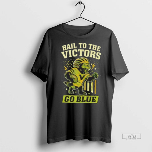 Officials Hail To The Victors Go Blue Salute To Service Michigan Football Premium