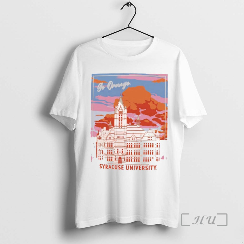 Officials Hall Of Languages At Syracuse University Logo Tee Shirt Sweater