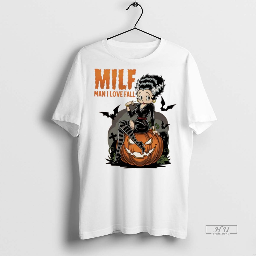 Officials Halloween Boop Milk Man I Love Fall Tee Shirt Sweater