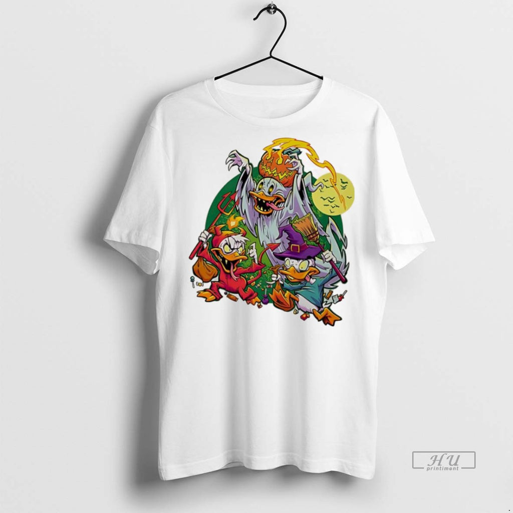 Officials Halloween Fiend Beastwreck Huey Dewey Louie Duck Premium Tee Shirt Sweater