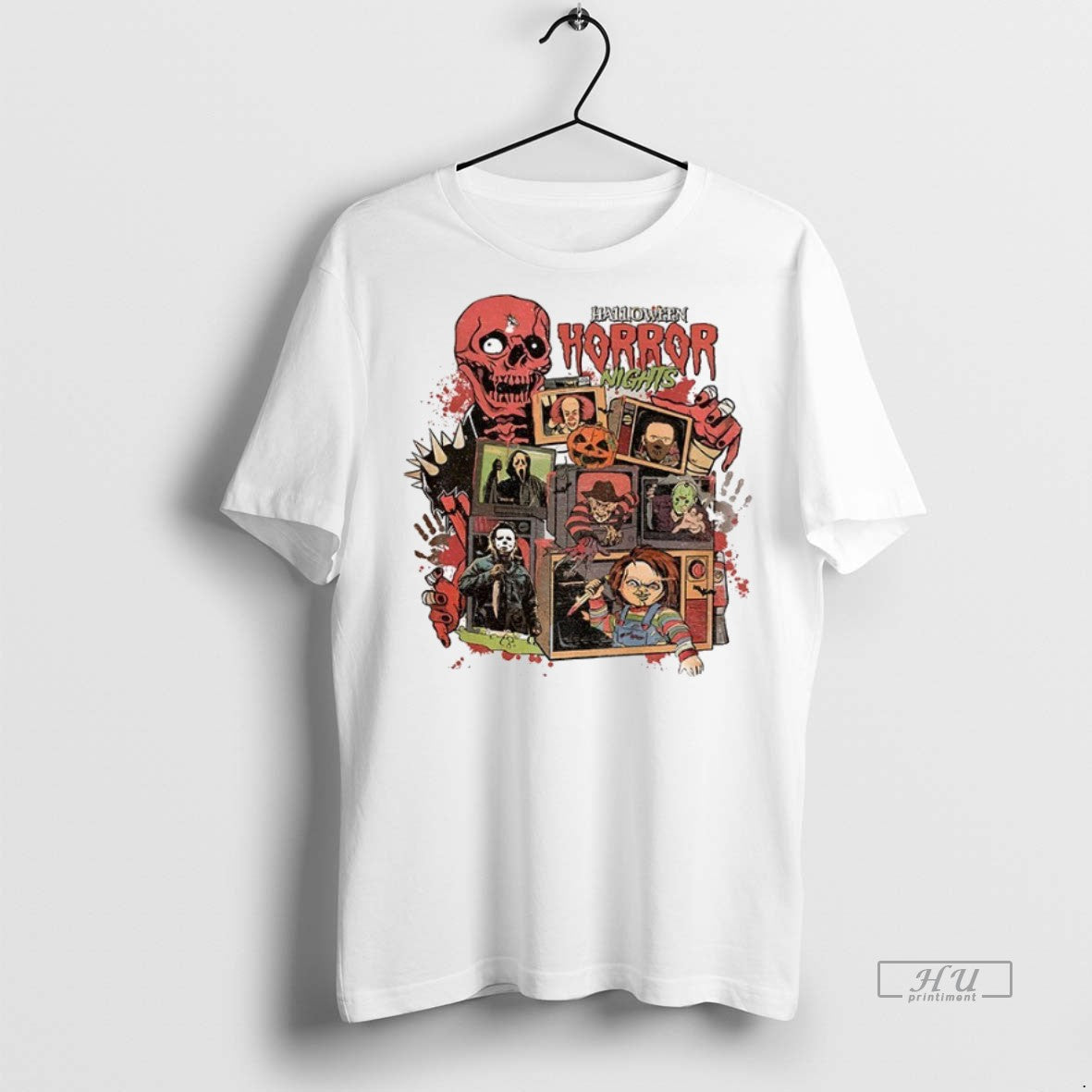 Officials Halloween Horror Night Vintage 90s Tee Shirt Sweater