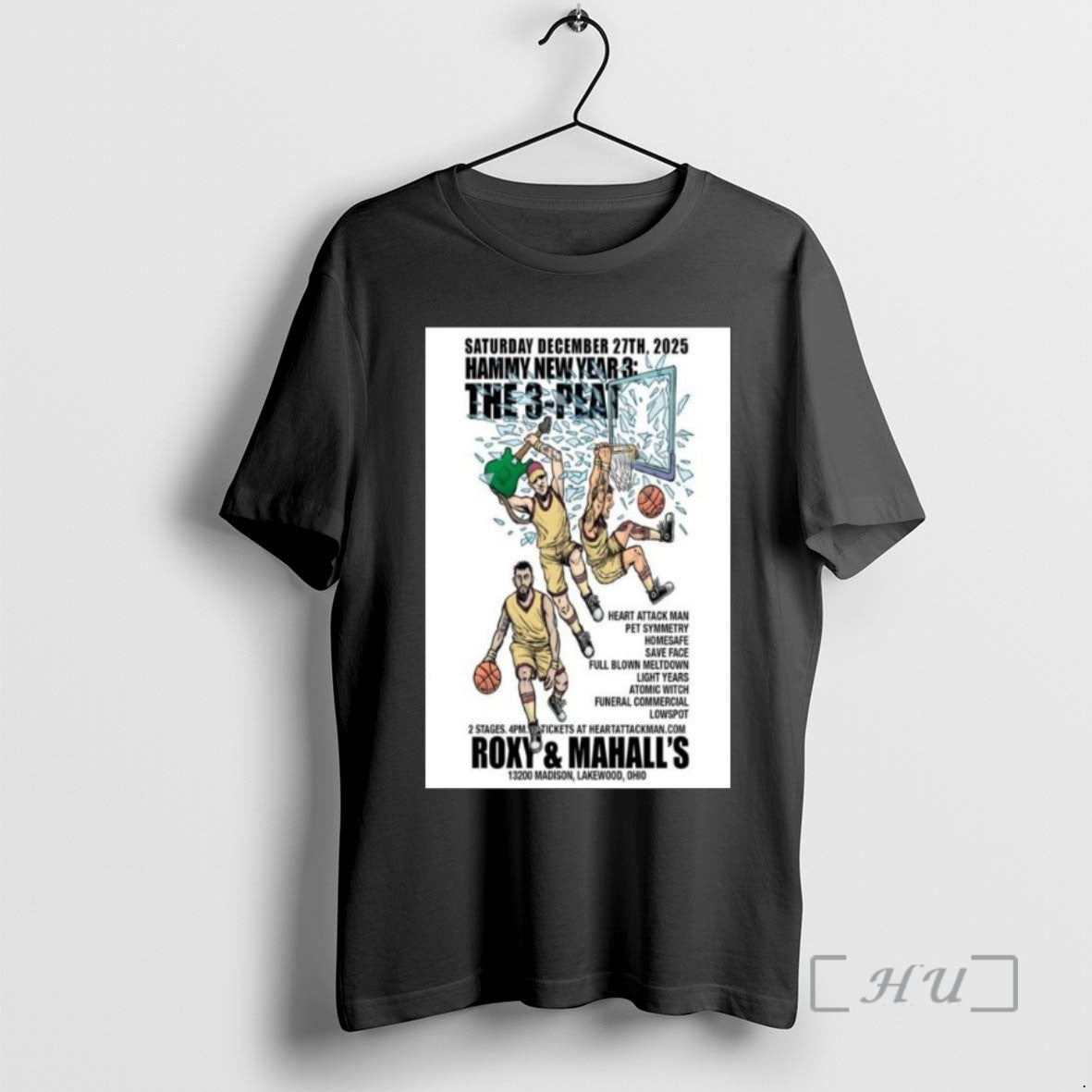 Officials Hammy New Year 3 The 3 Peat December 27 2025 Long Sleve T Shirts