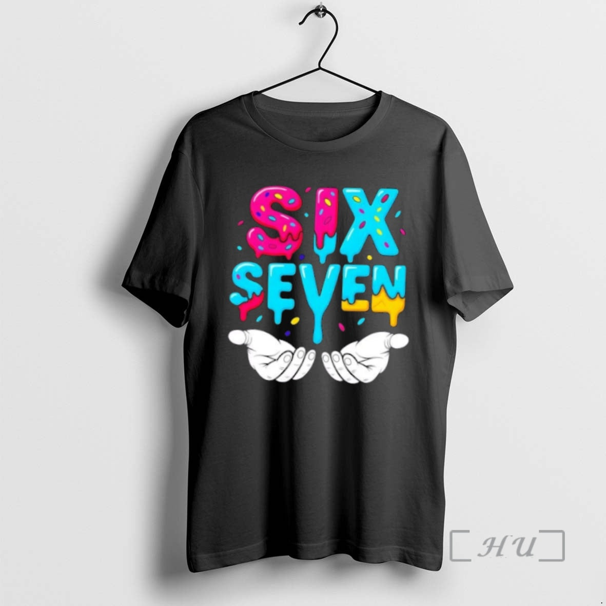 Officials Hand Hold Six Seven Ice Cream Drip 6 7 Premium T Shirt Sweater