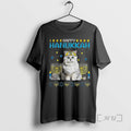Officials Happy Hanukkah Cat Menorah Jewish Holiday