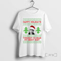 Officials Happy Holidays Thought Id Wear My Best Suit Ugly Christmas Premium T Shirt Sweater