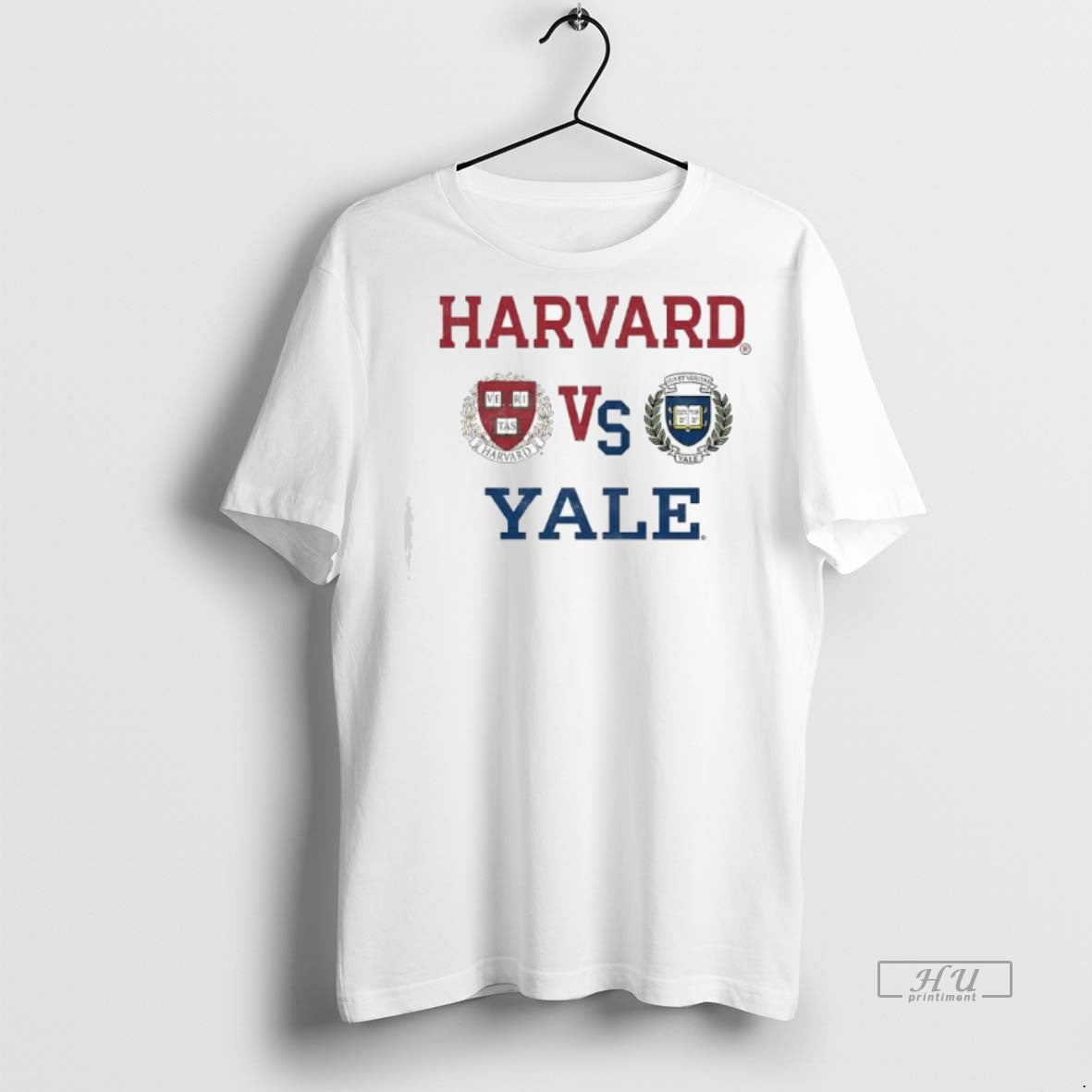 Officials Harvard University And Yale University Logo Premium Tee Shirt Sweater