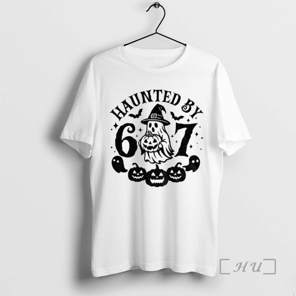 Officials Haunted By 67 Funny Spooky Halloween Ghost Tee Shirt Sweater